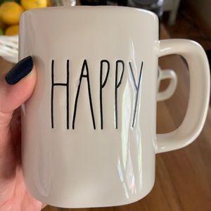 Rae Dunn Magenta Artisan Collection “Happy” Mug